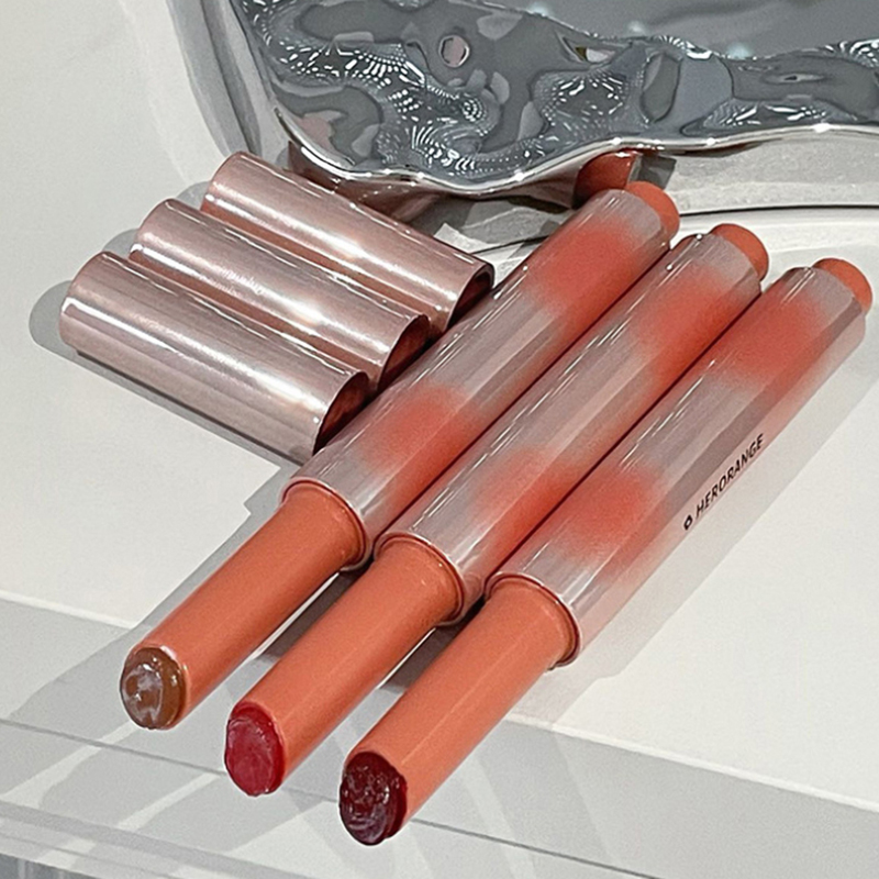 Lip Tint Korean - HERORANGE เจลลี่ลิปสติก มอยส์เจอร์ไรซิ่ง วอเตอร์ กลอส ลิปสติก