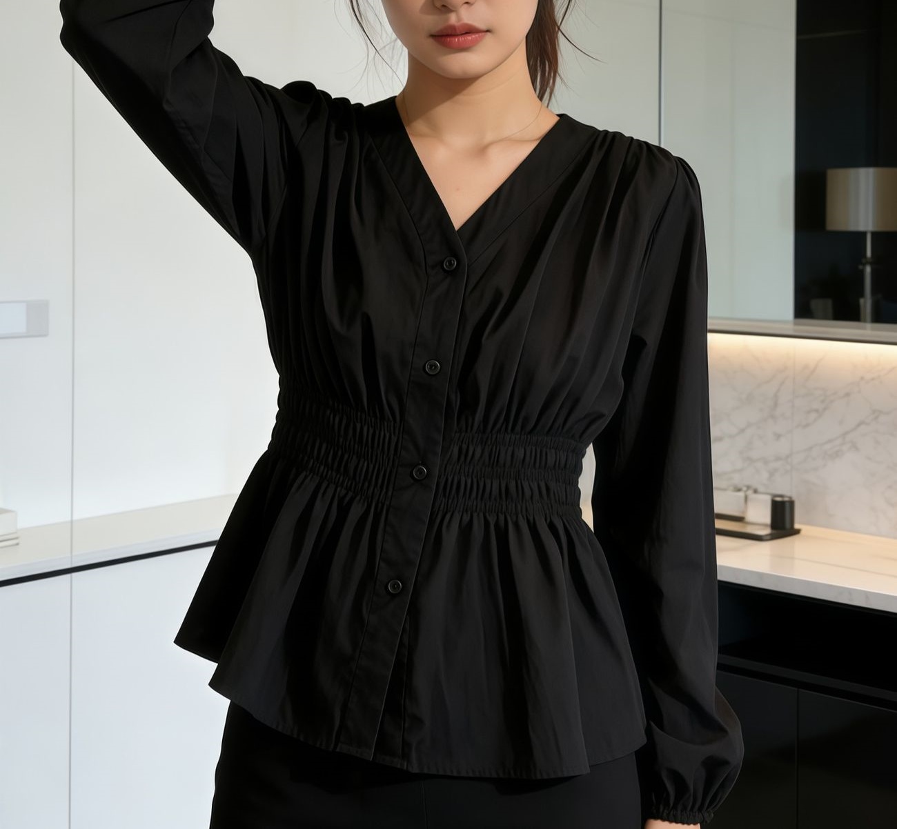 เสื้อเชิ้ตและเสื้อเบลาส์สำหรับ - Korean Lifestyle บทวิจารณ์และราคา