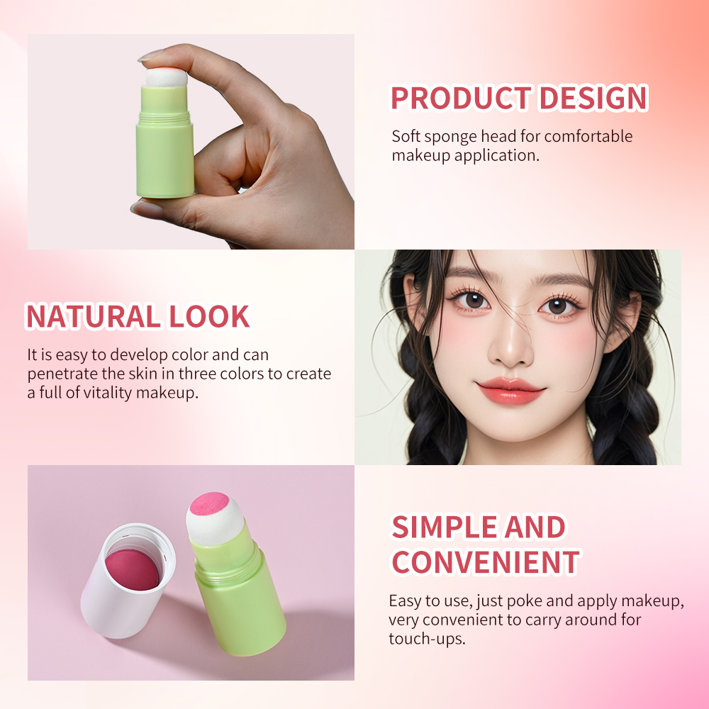 บลัชออนเนื้อฝุ่น 3 สี ใช้ได้หล - Lip Tint Korean บทวิจารณ์และราคา