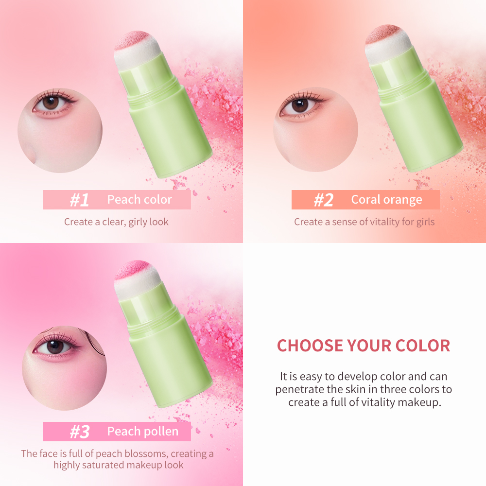 บลัชออนเนื้อฝุ่น 3 สี ใช้ได้หล - Lip Tint Korean บทวิจารณ์และราคา