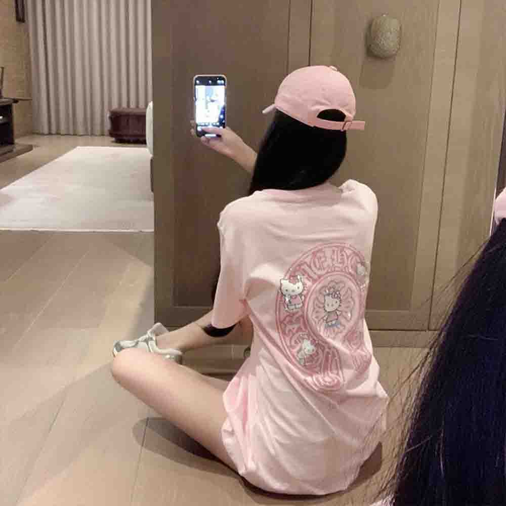 เวอร์ชั่นเกาหลี เสื้อยืดผู้หญิ - Korean Lifestyle บทวิจารณ์และราคา