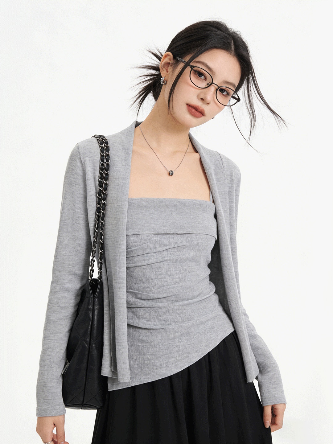 Lush Life เสื้อคาร์ดิแกนถักแบบ - The Korean Lifestyle บทวิจารณ์และราคา