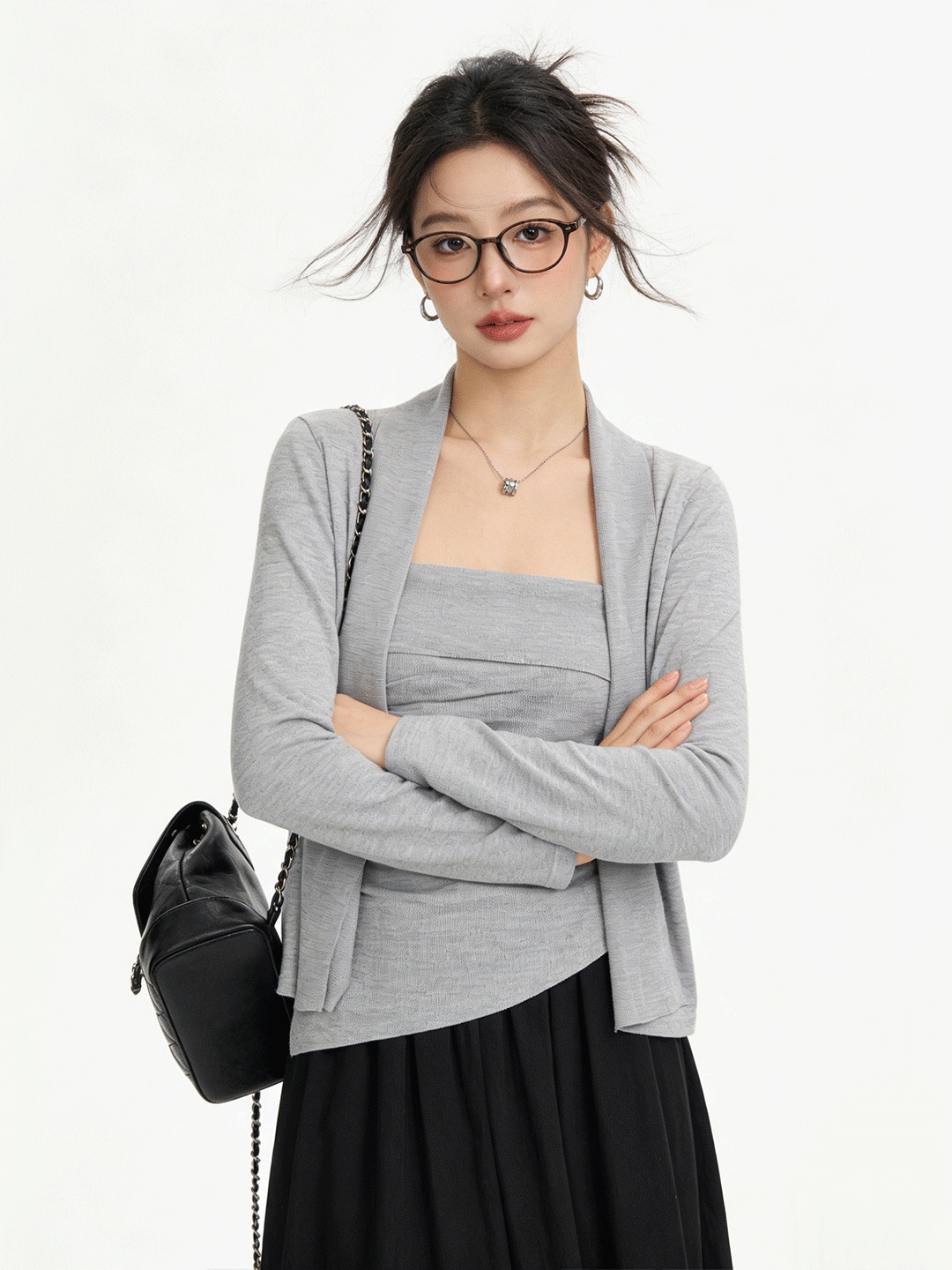 Lush Life เสื้อคาร์ดิแกนถักแบบ - The Korean Lifestyle บทวิจารณ์และราคา