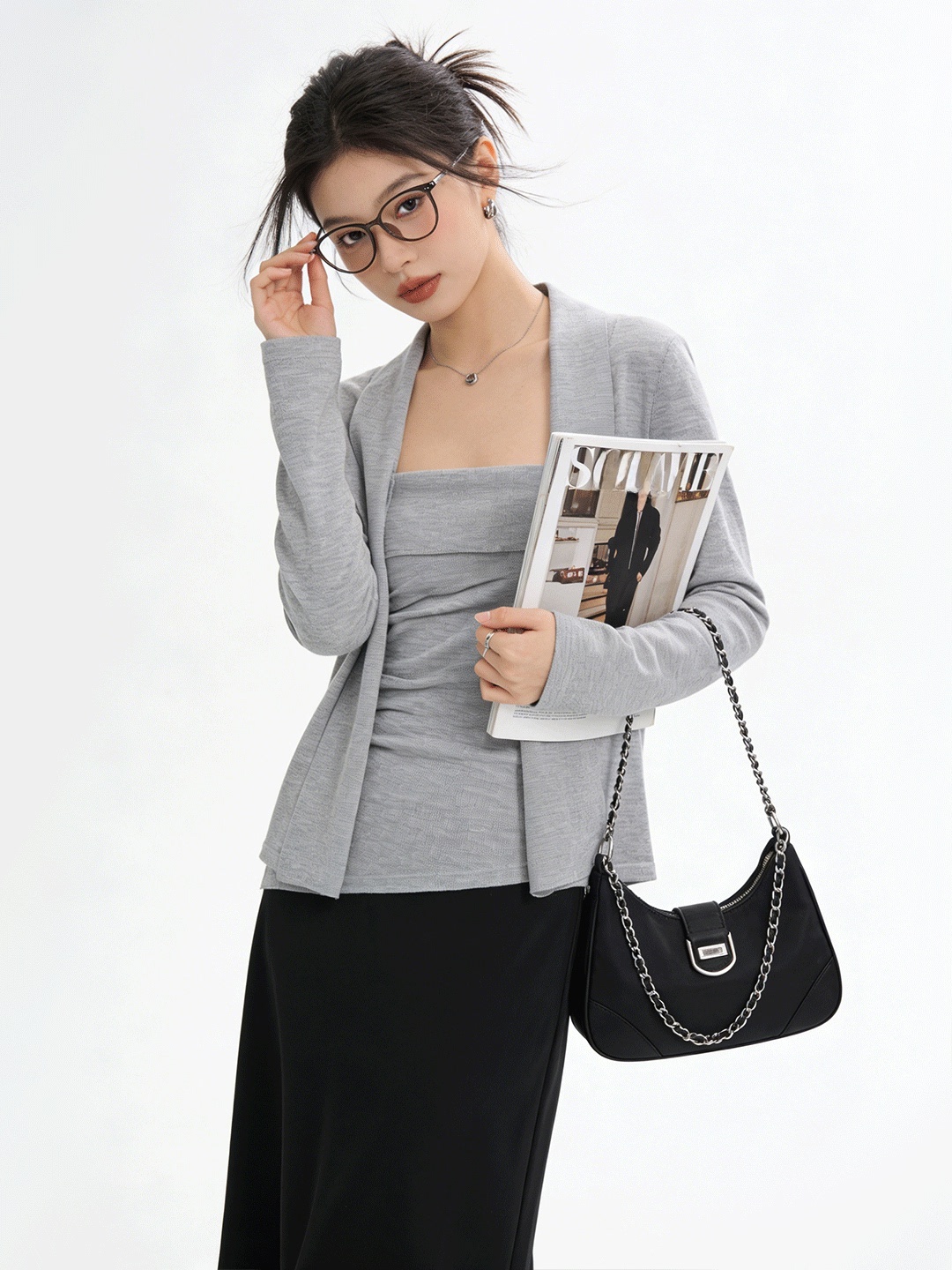 Lush Life เสื้อคาร์ดิแกนถักแบบ - The Korean Lifestyle บทวิจารณ์และราคา