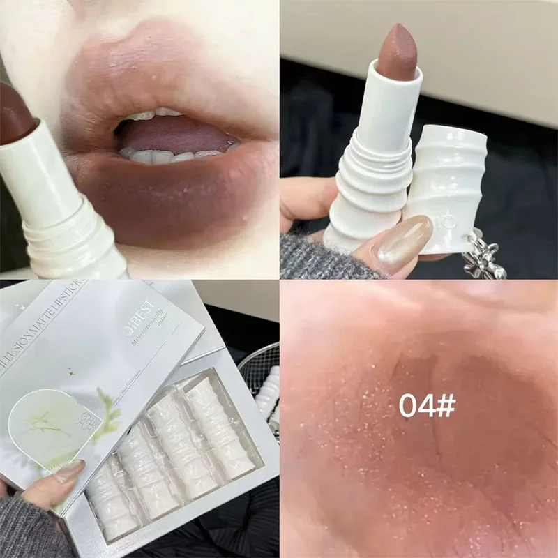 ลิปสติกเนื้อแมทท์สีน้ำตาลนู้ดใ - Lip Tint Korean บทวิจารณ์และราคา