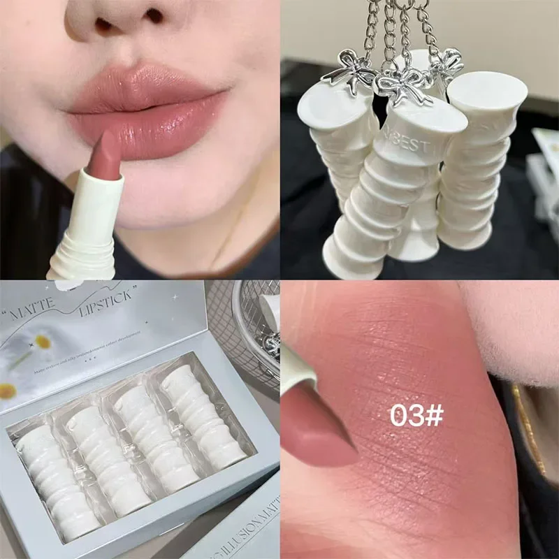 ลิปสติกเนื้อแมทท์สีน้ำตาลนู้ดใ - Lip Tint Korean บทวิจารณ์และราคา