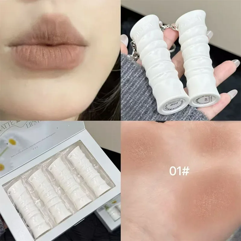 ลิปสติกเนื้อแมทท์สีน้ำตาลนู้ดใ - Lip Tint Korean บทวิจารณ์และราคา