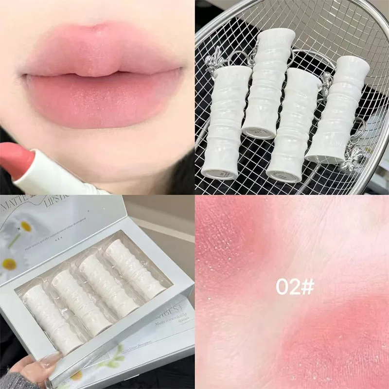 ลิปสติกเนื้อแมทท์สีน้ำตาลนู้ดใ - Lip Tint Korean บทวิจารณ์และราคา