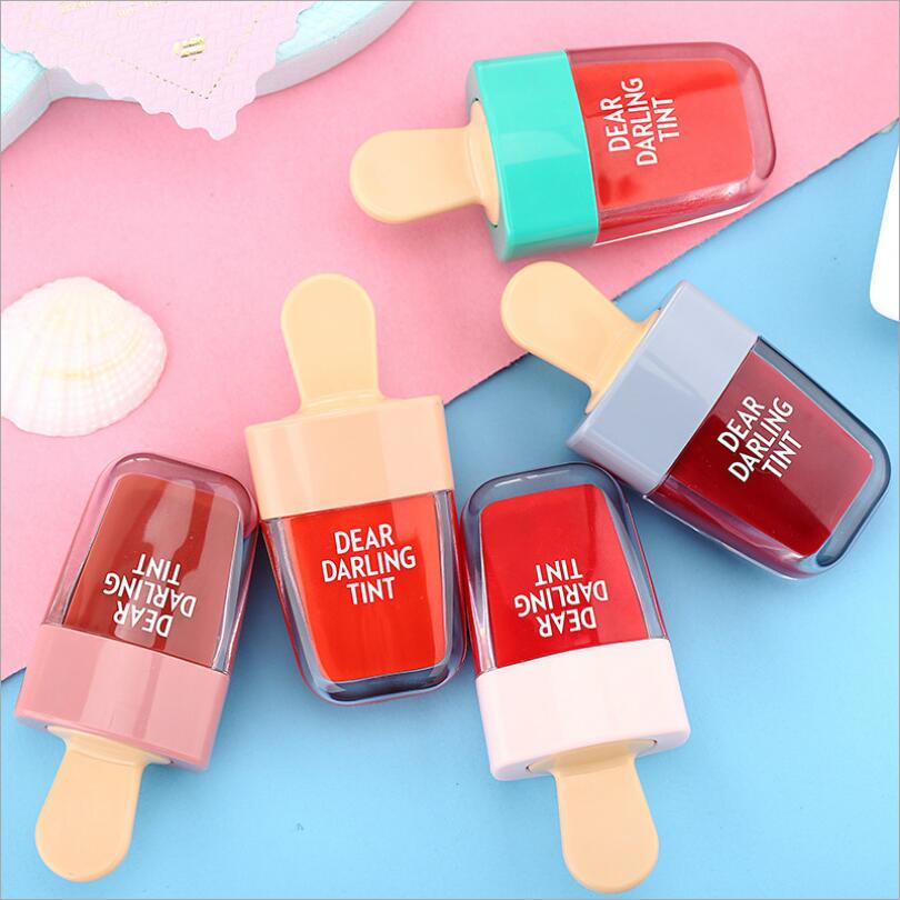 ลิปกลอสรูปทรงไอศกรีมน่ารัก กัน - Lip Tint Korean บทวิจารณ์และราคา