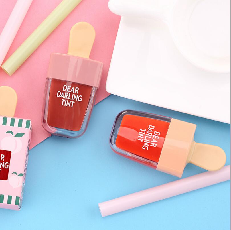 ลิปกลอสรูปทรงไอศกรีมน่ารัก กัน - Lip Tint Korean บทวิจารณ์และราคา