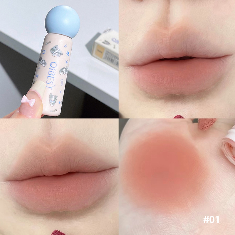 QIBEST ลิปแมทกำมะหยี่น่ารัก กั - Lip Tint Korean บทวิจารณ์และราคา