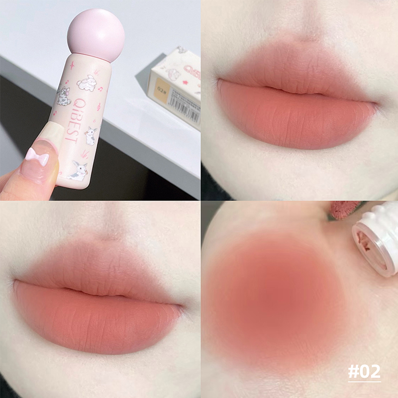 QIBEST ลิปแมทกำมะหยี่น่ารัก กั - Lip Tint Korean บทวิจารณ์และราคา