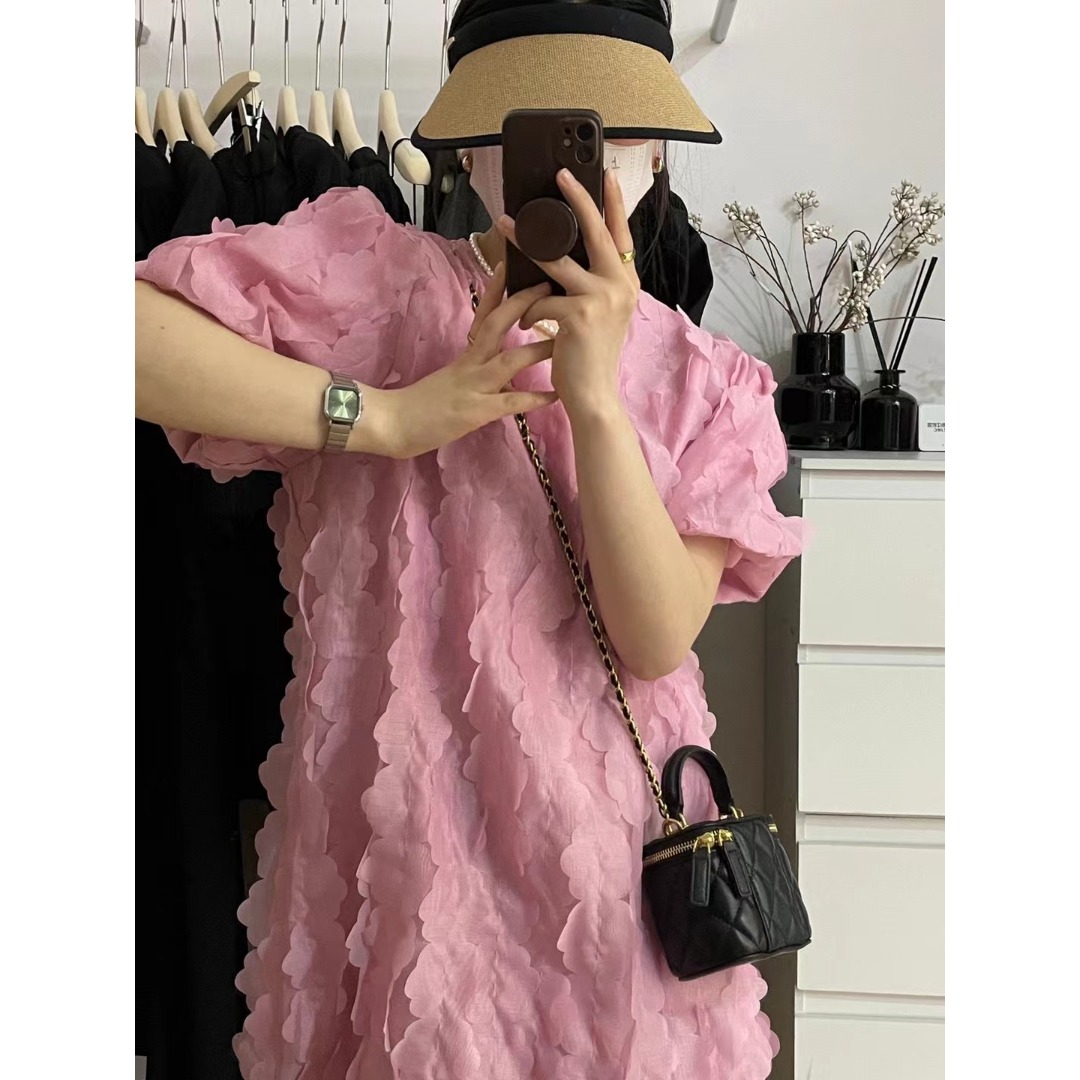 ชุดเดรสแขนฟองลายดอกไม้ สไตล์เก - The Korean Lifestyle บทวิจารณ์และราคา