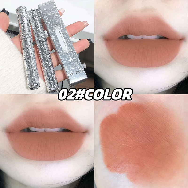 ลิปสติกเนื้อแมทกำมะหยี่สีนู้ด  - Lip Tint Korean บทวิจารณ์และราคา